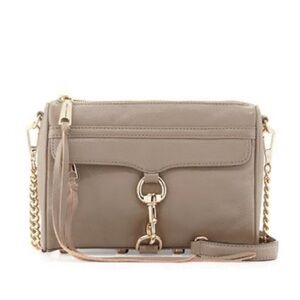 Rebecca Minkoff / Mini Mac Taupe Crossbody Bag